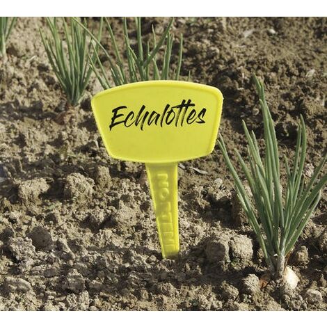 NORTENE 5 étiquettes à planter Label 35 - Jaune - 35cm