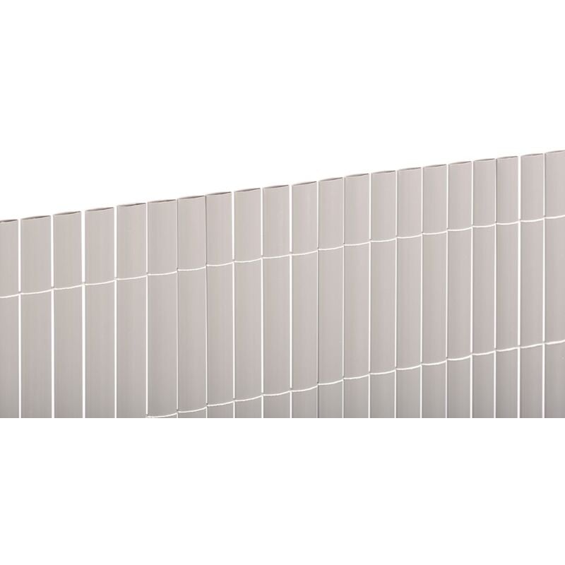 Canisse pvc double face 20mm - Blanc - 1,5x3m - Nortene