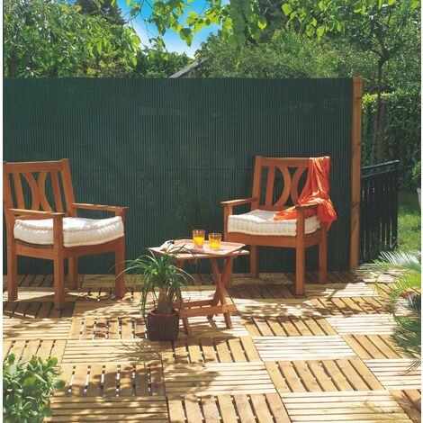 Nortene Canisse PVC double face Plasticane Vert - 85 % occultant - 1,50 x 3 m
