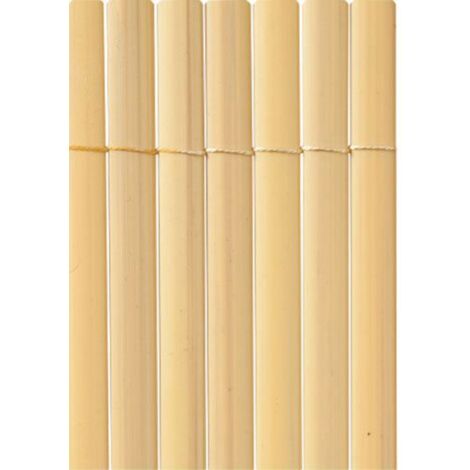 NORTENE Canisse PVC "Plasticane Single Face" 85 % occultant Bambou - 1 x 3 m