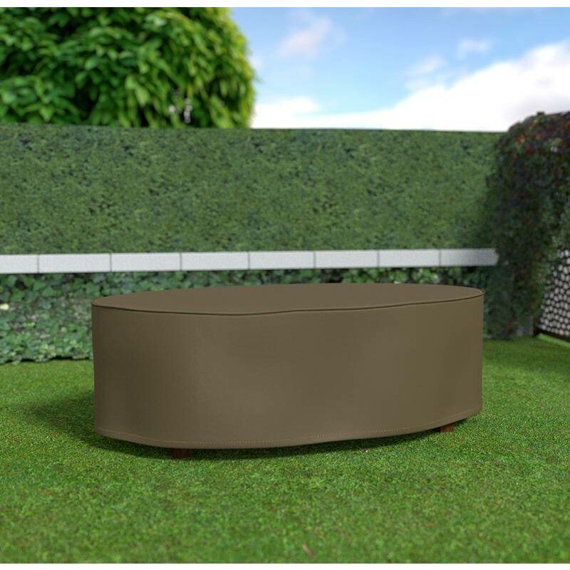 Nortene - Housse de protection en polyester pour table ovale - 230 x 130 x 70 cm - 90m/g2