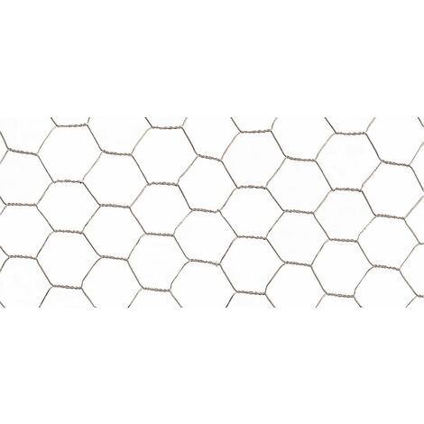 NORTENE Grillage métallique triple torsion "Galvanex 13" - 0,50 x 5 m/13 x 0,7 mm