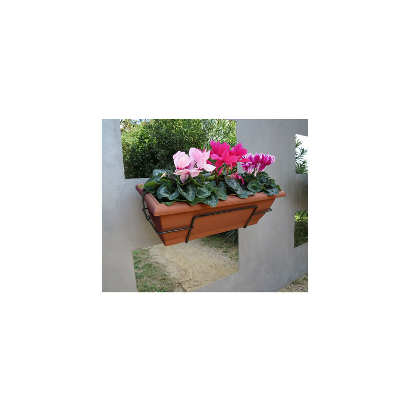 

Jardinera de Balcón Floria Teja con Soporte 2013904
