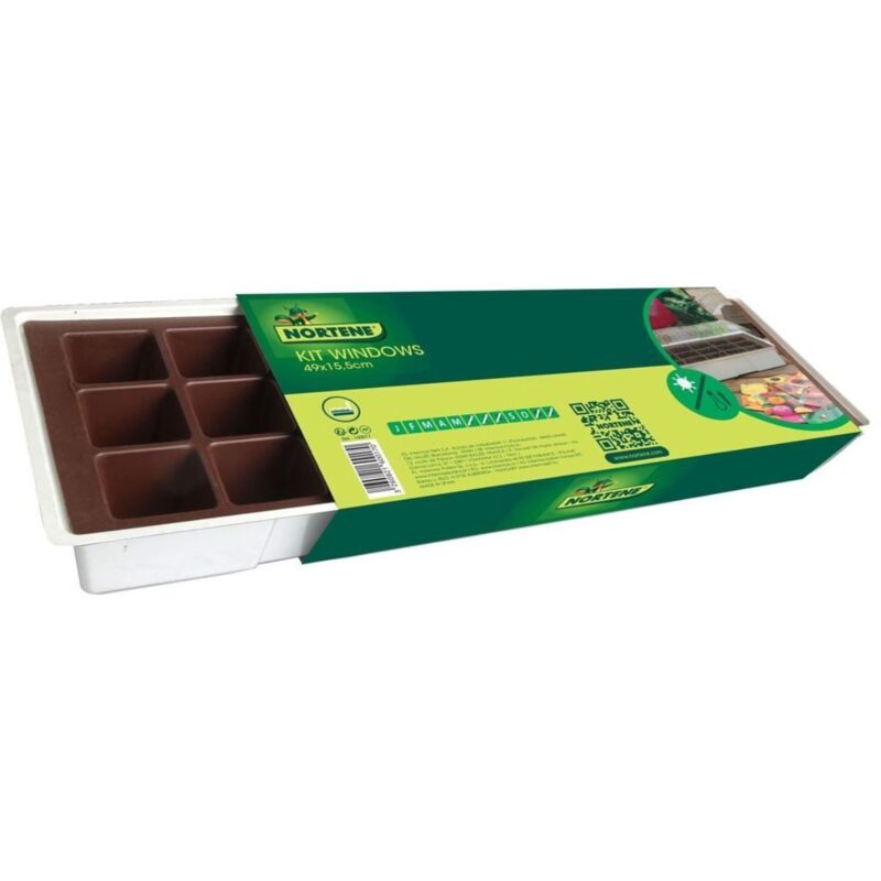 

Mini Invernadero Kit de cultivo Nortene 49x15,5 cm