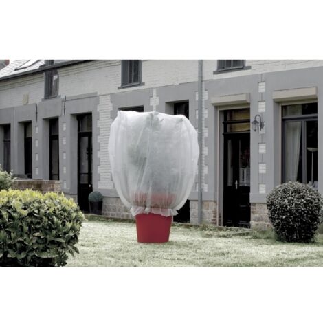 Nortene – Lot de 3 housses d'hivernage 1.80 x 2m – Polypropylène non tissé – Anti UV pour protection plantes – Blanc translucide