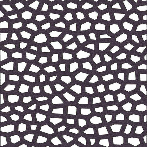 Nortene – Panneau décoratif mural mosaïc 1 x 2m – Polypropylène anti-UV – Résistant intempéries – Installation horizontale ou verticale – Anthracite