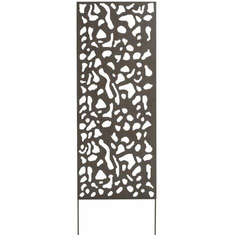 Panneau décoratif ajouré en acier