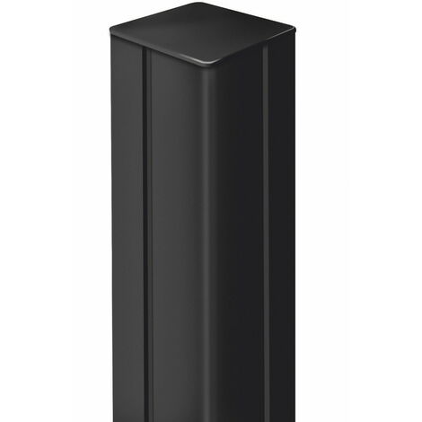 Nortene – Poteau pour clôture en aluminium 1,15 m – Couleur anthracite – Résistance anti-UV – Fixation facile panneaux décoratifs