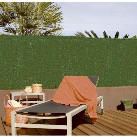 Seto artificial mixto. con laminas de pvc 1,5x3m color verde| Nortene