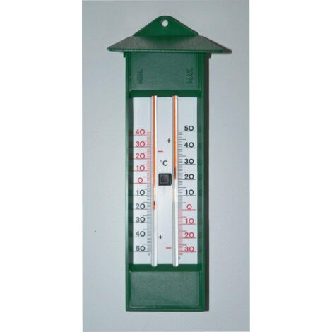 Nortene – Thermomètre de jardin sans mercure – Plage de température -40 à +50 °C – Dimensions 23 cm – Précision pour usage extérieur