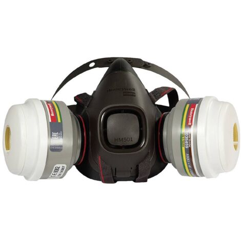 North HM501 maschera respiratoria nero e bianco taglia unica