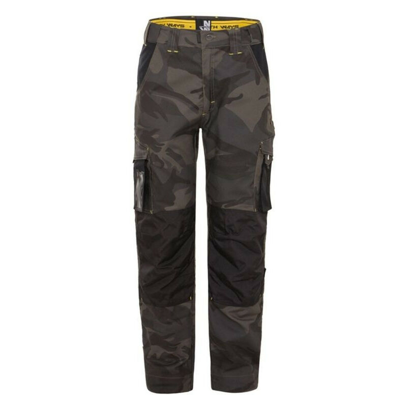 Nine Worths - Pantalon de travail homme Adam (North Ways) 1204 - Camouflage - 38 - Jambes standards - Camouflage
