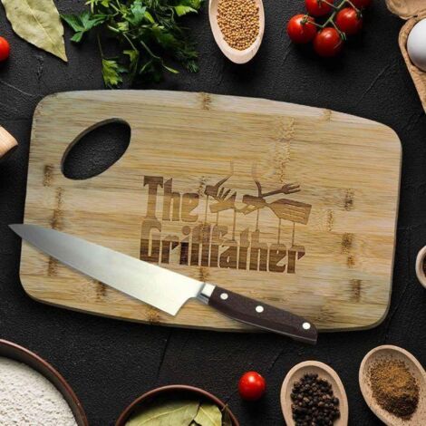 Northix LE GRILLFATHER tabla de cortar madera bambú