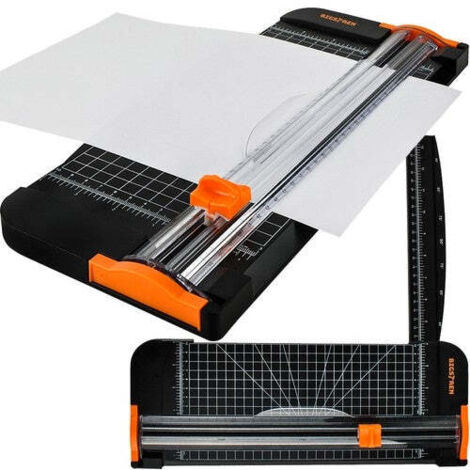 Northix Papierschneider schwarz mit 12 Blatt A3 Kapazität