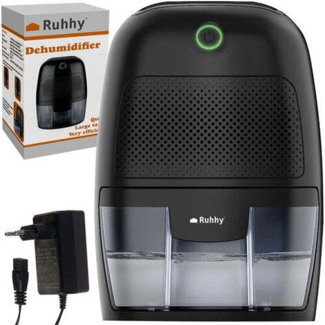 Northix RUHHY Déshumidificateur Noir Compact 600 ml
