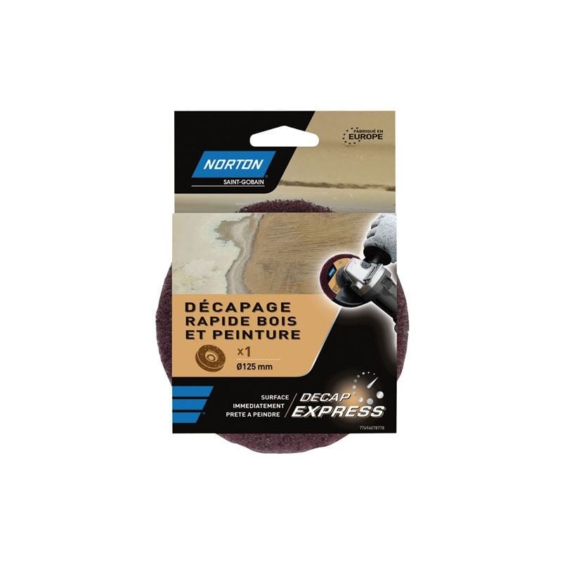 Disque decap express bois 125 - Norton