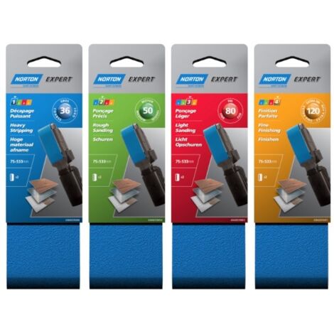 NORTON - Bande sf 75x533 g.80 blue x2