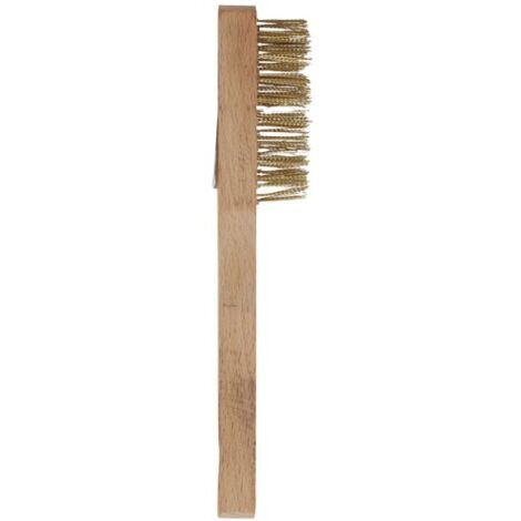 NORTON - Brosse main bougie bois laiton 180x40 Norton