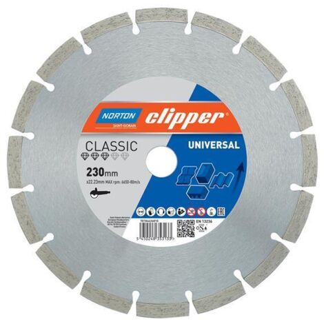 Norton Clipper Classic Universal Blue Diamond Blade 300 x 20mm CLI626811