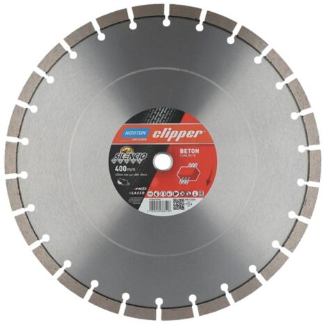 NORTON CLIPPER Diamanttrennscheibe Extreme Silencio Ø 400 mmfür Trennschleifer 4800 min-¹ Segmenthöhe 15 mm