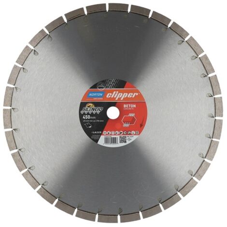 NORTON CLIPPER Diamanttrennscheibe Extreme Silencio Ø 450 mmfür Fugenschneider 2700 min-¹ Segmenthöhe 15 mm