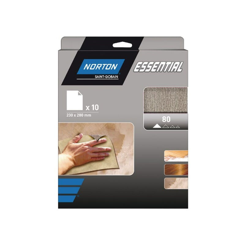 Norton - Papier abrasif 230x280mm 66623379851