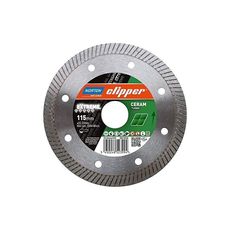 Norton - clipper 70184644760 disques diamant, gris/argent