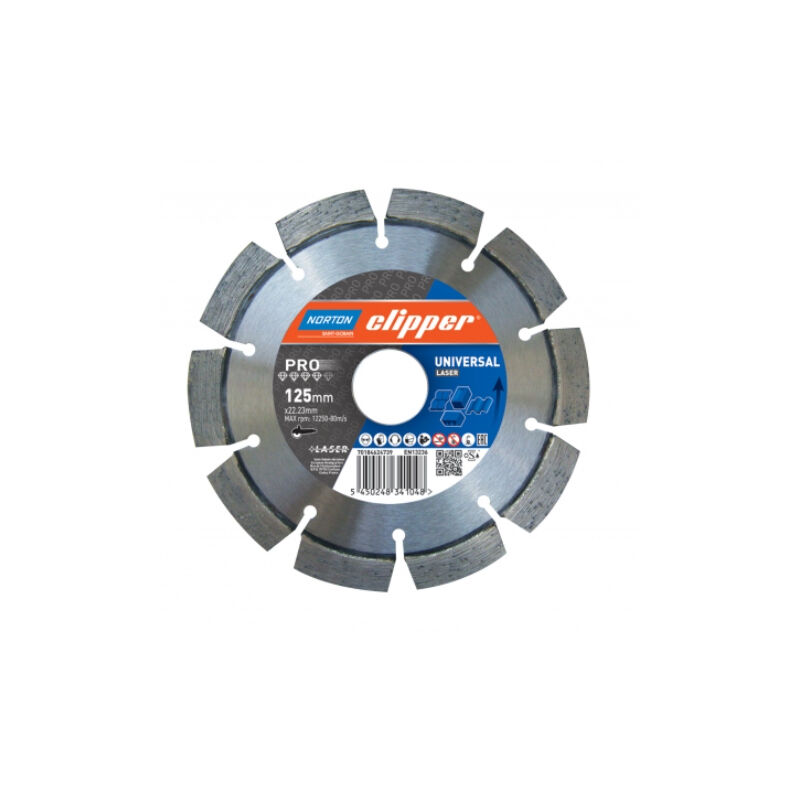 Norton - pro uni laser H10 180X30 KH+2PH (6 mm) clipper - 70184607687