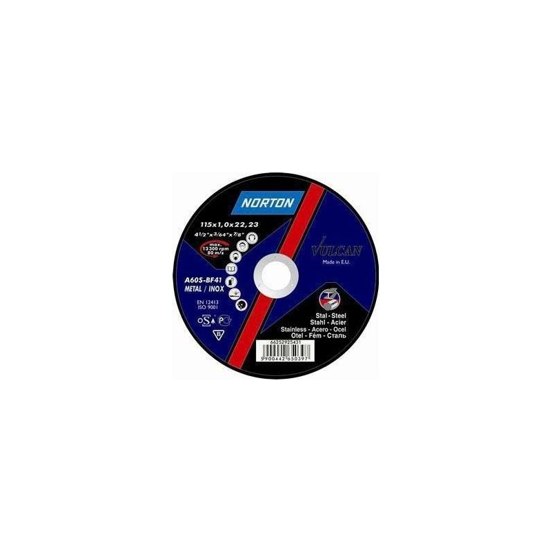 

Norton Disco Vulcan Desbaste 230*6.4*22 Hundido