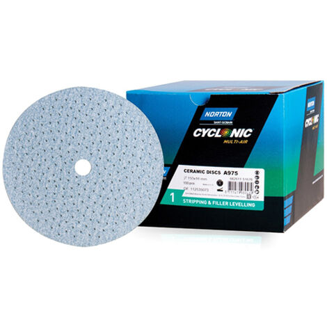 NORTON DISK CYCLONIC GREEN DIAMETER 150 mm 100 pièces