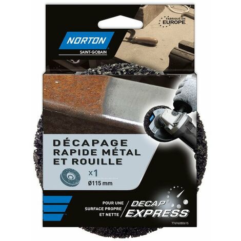Norton Disque A Decaper Express Metal/Rouille 115Mm
