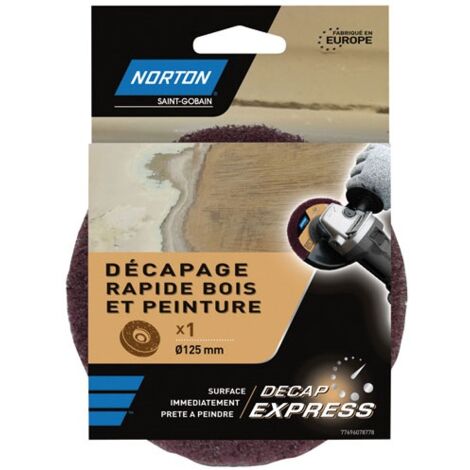 NORTON - Disque décap express bois D: 125 mm
