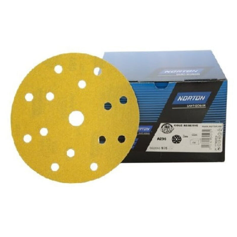 Boîte de 100 disques - 150x18 - P600 VL1 14H - 66261097542 - Ce produit de marque est neuf. - Norton