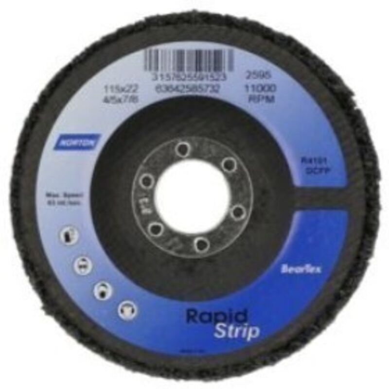 

Norton Disco Blaze 115*12 Naranja Limpieza Rapida