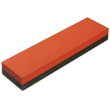 Norton – Pierre à aiguiser India IB6 rectangulaire 50x25mm – Grain 0 pour affûtage précis – Pré-imprégnée d'huile pour finition optimale