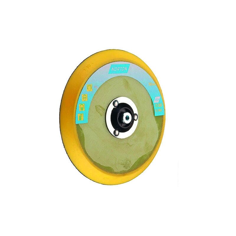 Norton - Plateau de ponçage caoutchouc - moyenne - ø 150 mm