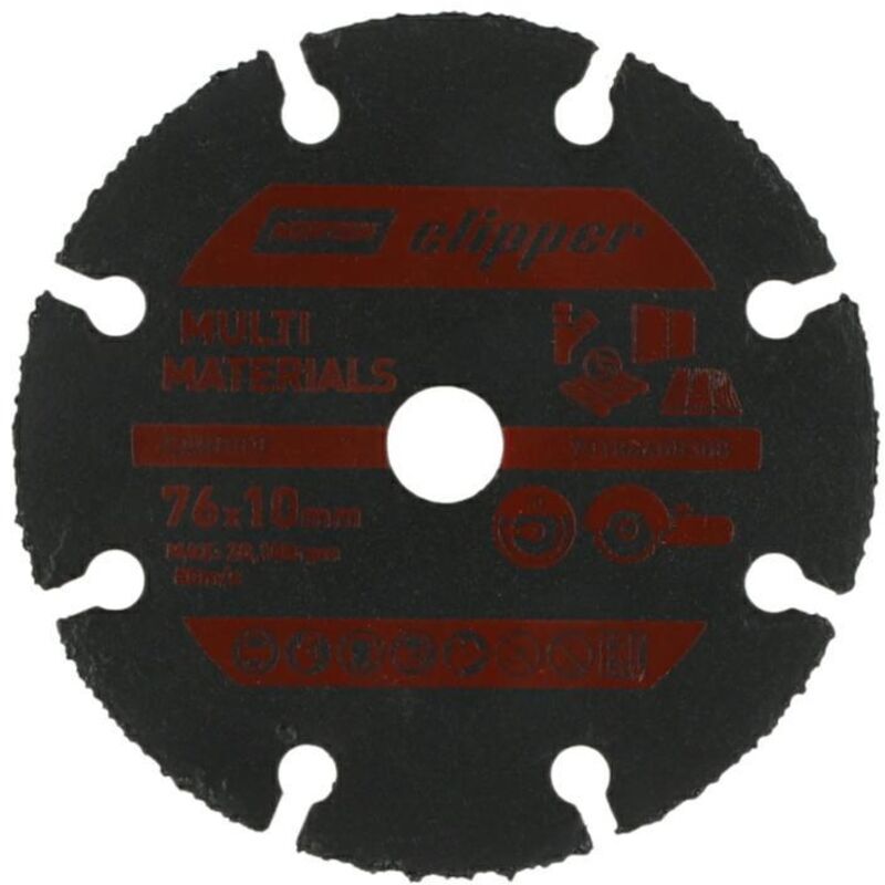 Norton Pro Multimaterial-karte 76mm X 10mm, Schneiden Auf Holz, Metall, Keramik Und Kunststoff, Hohe Haltbarkeit Und Präzision