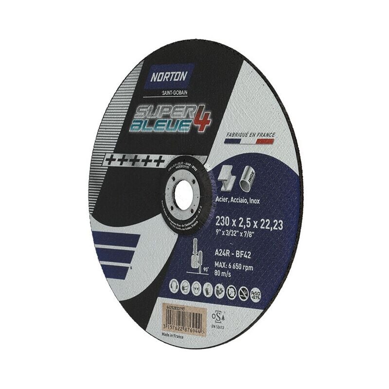 Saint Gobain 230X2.5X22.23-T42 NOR-SB4 A24R Cutting Disc - Norton