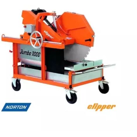 Norton – Scie de chantier 1000mm – Puissance 7,5kW – Profondeur de coupe 420mm – Vitesse 928min-¹ – Pour béton armé et pierre naturelle