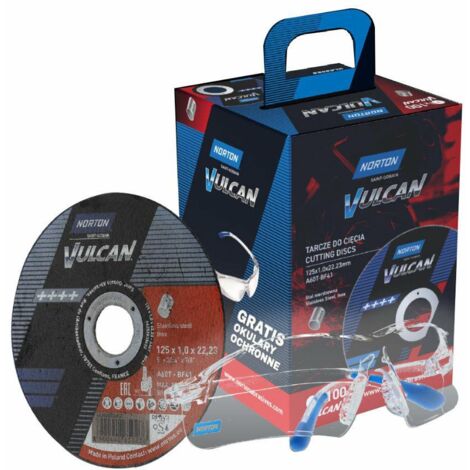 NORTON SHIELD.VULCAN 125 x 1.0 /100 uds. INOX + VASOS GRATIS