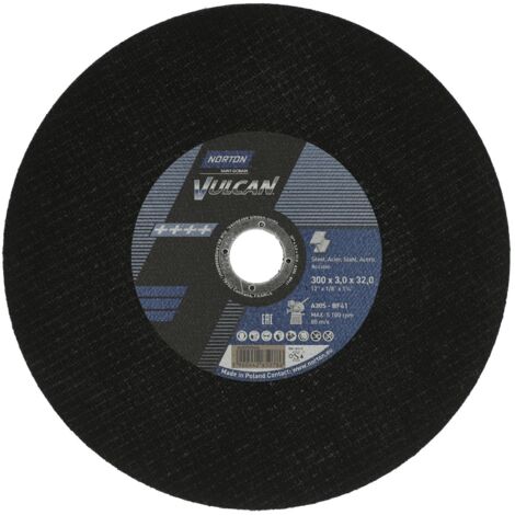 Norton tarcza.vulcan 350 x 3.5 x 25.4mm a30s do metalu /10szt.+1 gratis