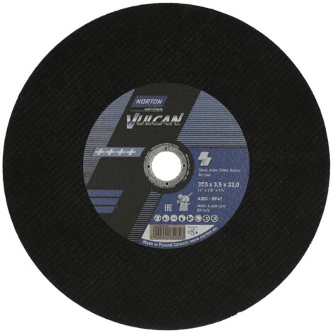 Norton tarcza.vulcan 350 x 3.5 x 32mm a30s do metalu /10szt.+1 gratis