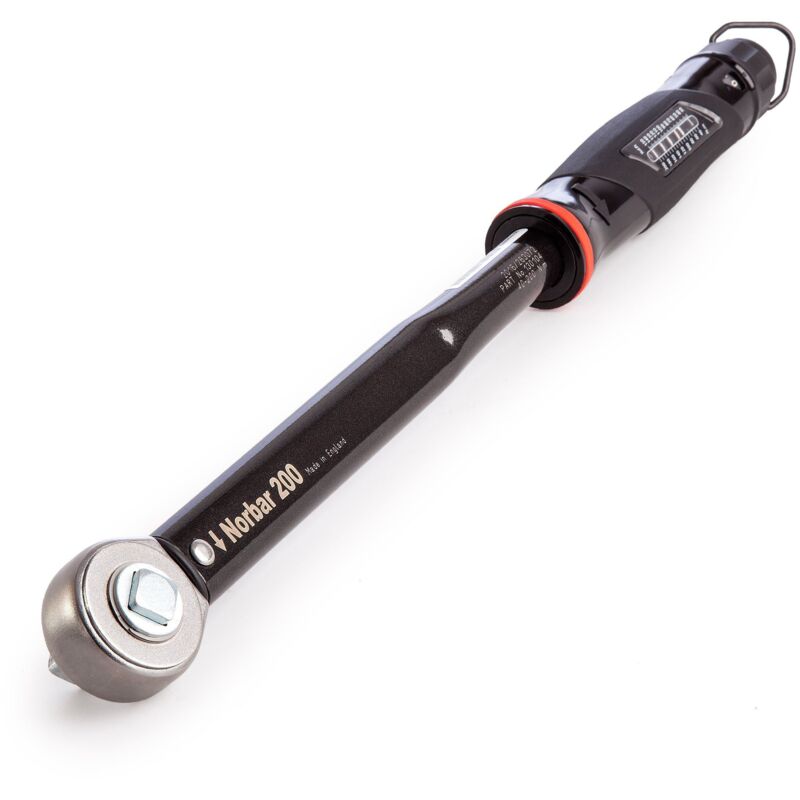 TBC - Norbar 130104 NorTorque® 200 Adjustable Dual Scale Ratchet Torque Wrench 1/2in Drive 40-200Nm NOR130104