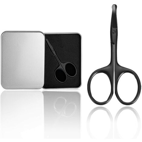 Nose hair scissors-stainless steel nose hair trimming scissors