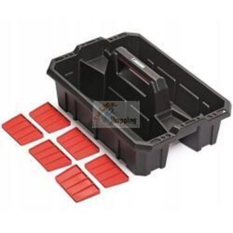 Nosidło narzędziowe z przegrodami cargo plus czarne 495x345x210mm