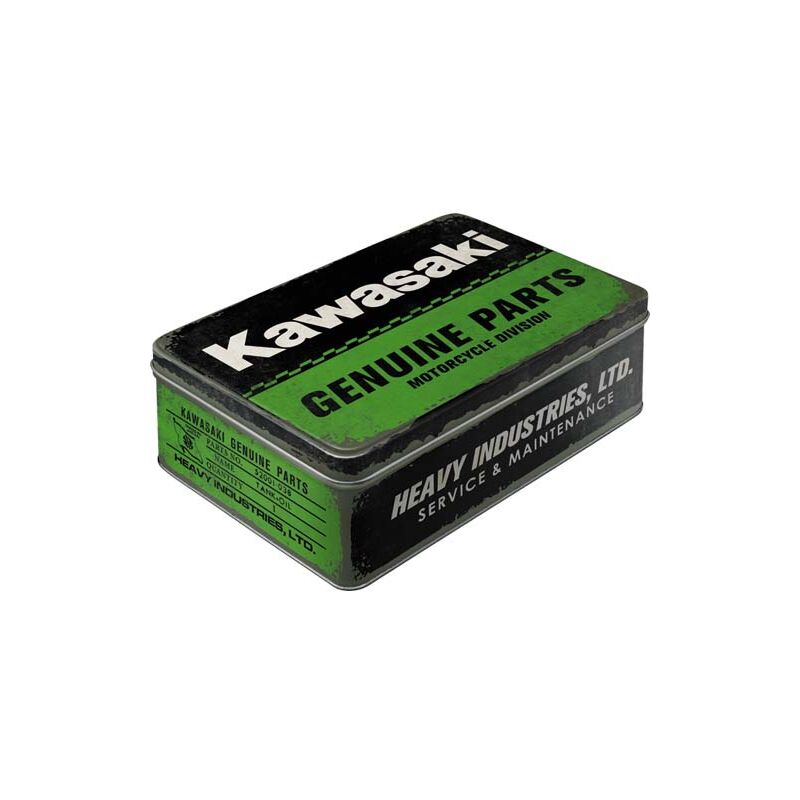 Boite à sucres publicitaire en métal Kawasaki