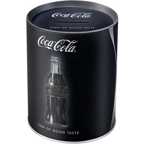 Nostalgic-Art retrò Coca-Cola – Good Taste – Idea Regalo per Amanti della Coke, Salvadanaio in Metallo, Scatola dei Soldi lamiera, 1 l