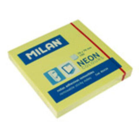 Notas Adhesivas Milan Amarillo 76 x 76 mm (10 Unidades)
