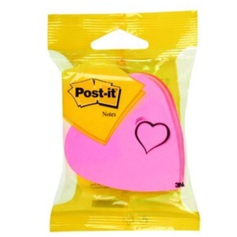 Notas adhesivas Post-it® Corazones - 225 uds.