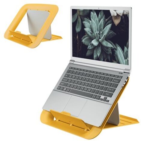 Notebookständer Ergo Cosy höhenverstellbar ABS Kunststoff/Gummi/Silikon gelb